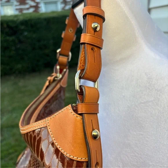 DOONEY & BOURKE - Brown Snakeskin Purse - Picture 4 of 9